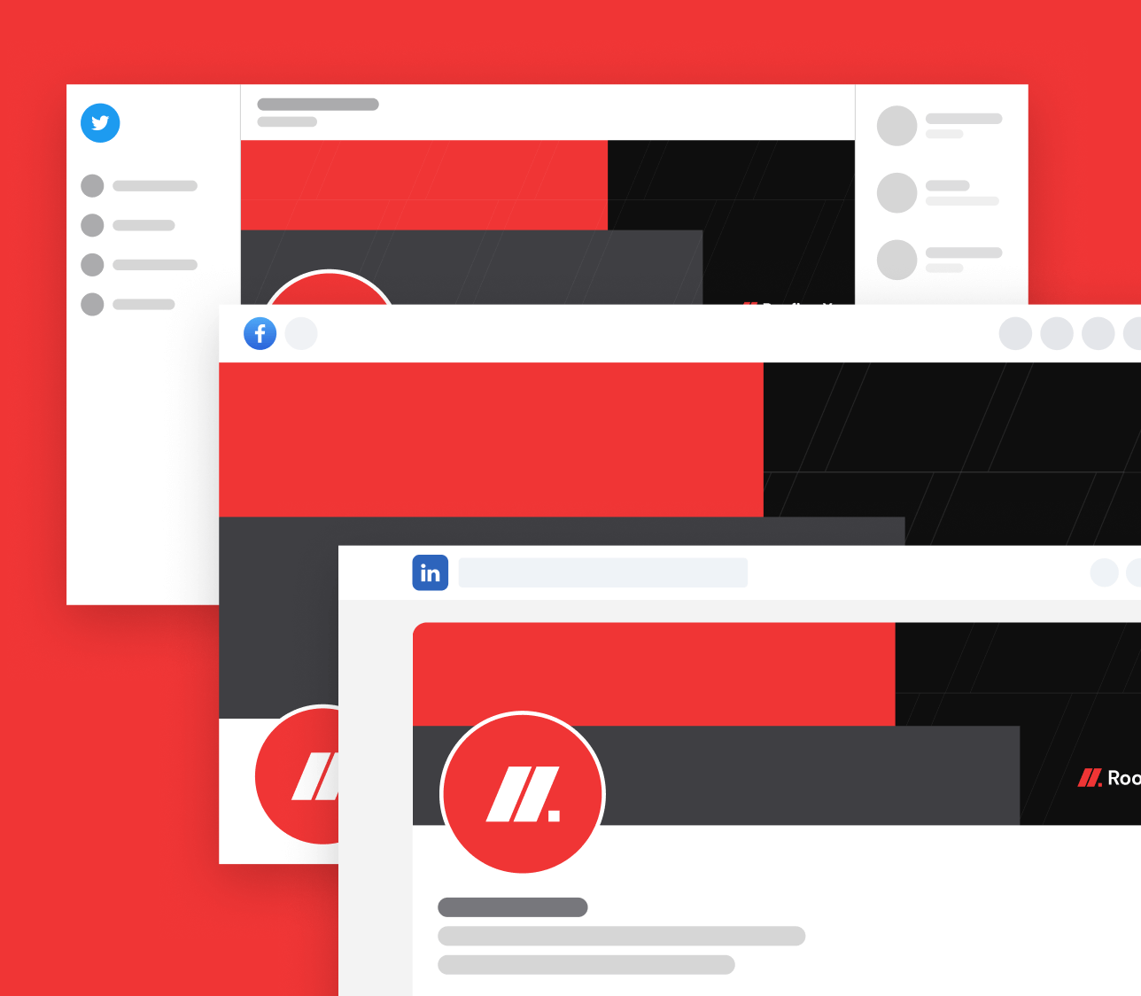 Social Media Assets - Roofing X Webflow Template